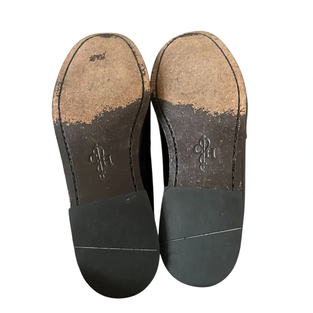 Cole Haan Mens Pinch Tassel Penny Loafers Burgundy Slip On Dress Shoes Size 9.5 - Picture 6 of 7